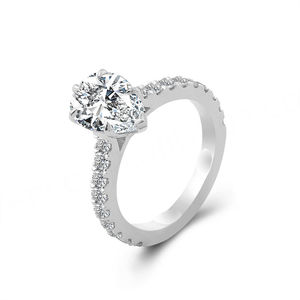 Anillos de Diamantes de Oro de 14k, Anillos de Compromiso y Matrimonio con Diamantes Cultivados en Laboratorio, Joyería de Diamantes para Mujer, Joyería de Matrimonio - Product Image 1