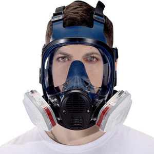 Masque respiratoire intégral de protection chimique avec protection respiratoire et oculaire pour la peinture, l'agriculture et l'usage industriel - Product Image 4