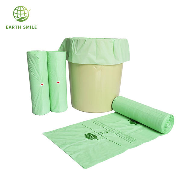 Tougher Stronger Eco Friendly Pla Compostable Corn Starch Garbage Bag Rubbish/trash Bag Biodegradable Bags on Roll