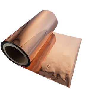 2-4micron Cu Coated <strong>Metallised</strong> Copper PET Rolls Copper Clad <strong>Polyester</strong> <strong>Film</strong> for Flexible Printed Circuit Board FPCB - Product Image 1