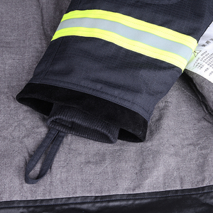 <span class=keywords><strong>Uniforme</strong></span> de <span class=keywords><strong>pompier</strong></span> EN469 en tissu aramide ignifuge avec bande réfléchissante, style fendu, pour la lutte contre les incendies structurels, protection de niveau 1 - Product Image 4