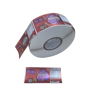 Etichetta Adesiva Impermeabile in PVC Argento per Bottiglia di Medicina Liquida Stimolante dell'Appetito Personalizzata - Product Image 1