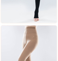 Collants de compression sans pieds pour infirmières, respirants, grandes tailles, anti-varices et œdèmes, 20-30 mmHg