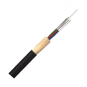Adss Cable Manufacturer High Quality Outdoor Aerial FOC Singlemode Black G652d Adss 12 24 48 96 Cores Optical Fiber Cable