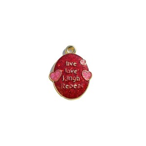 Colgantes de aleación con forma de corazón para el Día de San Valentín, accesorios para hacer joyería DIY, regalo unisex, aleación de zinc GJ246 - Product Image 5