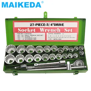 Factory Manufacture Various 27Pc 3/4 DR Wrench Tool Socket Set