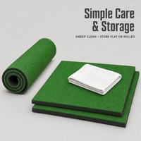 Tapis de frappe pour practice de golf en mousse NBR, tapis d'entraînement de golf portable PA
