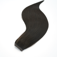 Extensions de cheveux queue de cheval enveloppantes de qualité supérieure, 100 % naturelles, provenant d'un seul donneur, à clipser