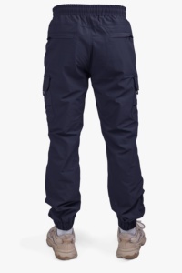 Pantalones Tácticos Negros 100% Algodón, Cintura Media, Lavado Oscuro, Pierna Ajustada, Corte Regular, Cómodos y Flexibles, Suministro al por Mayor - Product Image 3