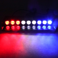 CIGO LED-S1 12V Lampe stroboscopique en alliage d'aluminium, lumière d'avertissement d'urgence, 9 LED, intérieur, toit, pare-brise, tableau de bord, lumière de sécurité, voiture