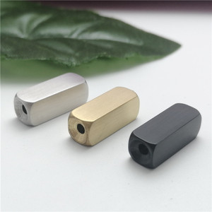 Custom Logo Beads for Jewelry Making Stainless Steel Cube <b>Spacer</b> Beads Custom Logo Name DIY Bead - Product Image 6