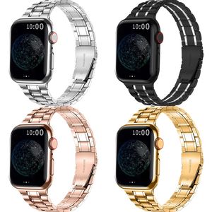 สายนาฬิกาสแตนเลสสำหรับผู้ชายและผู้หญิง ระบายอากาศได้ดี ใช้งานร่วมกับ Apple Watch Series 7 6 5 4 3 2 - Product Image 5