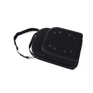 वाटरप्रूफ नायलॉन हार्ड वा बेसबॉल कैप मामले कंधे के स्ट्रैप स्टोर 6 कैप पूर्ण-ज़िप बंद यात्रा कैंपिंग - Product Image 3