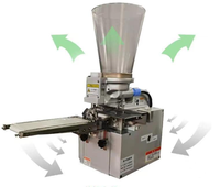 FCJ Petites machines de fabrication pour petites entreprises, machine automatique à raviolis motorisée, capacité de 20 pièces/minute, pour raviolis en boule