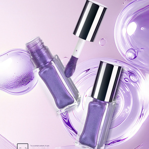 Brillo Labial Hidratante de Larga Duración con Acabado Brillante, No Pegajoso, Vegano, Transparente, Rosa, Líquido, Venta al Por Mayor - Product Image 5