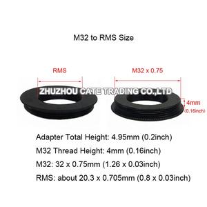 Adaptateur d'objectif de Microscope, filetage M25 M26 M27 M32 vers RMS, anneau pour le Microscope <span class=keywords><strong>Olympus</strong></span> Zeiss m2.0 - Product Image 4