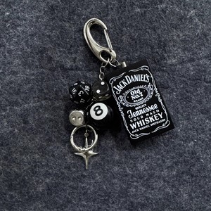 Colgante de cuerda estilo americano con diseño de dados, mini cenicero hecho a mano, llavero y adorno colgante - Product Image 3
