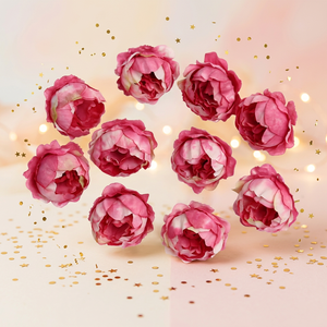 Fleur artificielle de pivoine en soie faite à la main de haute qualité, <span class=keywords><strong>toucher</strong></span> <span class=keywords><strong>naturel</strong></span>, pour les occasions de remise de diplômes - Product Image 4