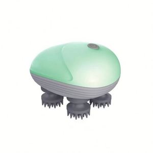 High Quality Eco-Friendly Handheld Scalp Massager Custom Logo Silicone <b>Smart</b> Head Spa Massage Rotatable Massage Heads for - Product Image 4