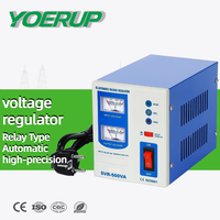 Stabilisateur de tension automatique 500VA 0.5KVA 1000VA 1500VA 1KVA 1.5KVA avec relais de sortie 110V 220V
