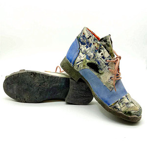 Nouvelle Mode Logo Personnalisé Belle Lacets Bottes Martin, Dames En Cuir Bottes - Product Image 1