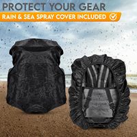 Sac à dos de pêche multifonctionnel durable, best-seller, pour le rangement des leurres, sac à roulettes pour la pêche à la carpe, en mer, à la mouche, en eau salée