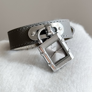 <span class=keywords><strong>Montre</strong></span> pour <span class=keywords><strong>femme</strong></span> Scottie 9858, design innovant en forme de cadenas, bracelet en cuir, acier inoxydable, résistante à l'eau au quotidien, quartz - Product Image 3