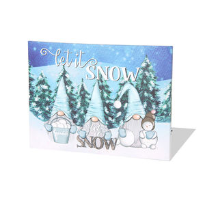 Cadre en bois imprimé UV Art mural Aquarelle <span class=keywords><strong>Paysage</strong></span> <span class=keywords><strong>d</strong></span>'<span class=keywords><strong>hiver</strong></span> Éclairage Impressions sur toile pour la <span class=keywords><strong>d</strong></span>écoration intérieure avec <span class=keywords><strong>photos</strong></span> personnelles - Product Image 1