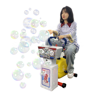Máquina de juego <span class=keywords><strong>arcade</strong></span> para niños, vehículo eléctrico que funciona con monedas y soplado de burbujas, para entretenimiento - Product Image 6
