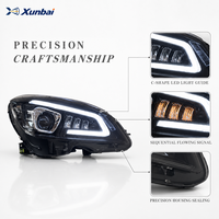 Kit de modernisation de phares LED avec feux de jour DRL et clignotants séquentiels pour Mercedes Benz Classe C W204 C180 C200 C260