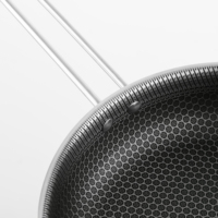 Personnalisation en gros : Casserole antiadhésive en acier inoxydable 316 et titane, à poignée unique, pour œufs, avec couvercle en verre, compatible gaz et induction