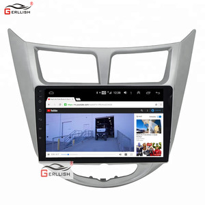 Lecteur multimédia Dvd Gps de voiture Android à écran IPS 2,5D de 9 pouces pour Hyundai Verna/Accent/Solaris 2011-2016 avec navigation - Product Image 3