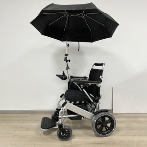 Paraguas para silla de ruedas con abrazadera Universal ajustable, paraguas portátiles para lluvia, silla para silla de ruedas, carrito de Golf - Product Image 4