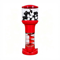 Distributeur automatique de capsules et mini-jouets pour enfants, 156 cm de haut, à monnayeur, avec spirale rebondissante pour balles de 75mm-100mm