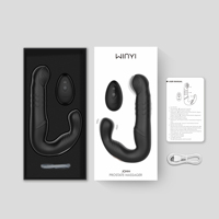 Hochwertiger 10-stufiger Vibrations-Silikon-Analplug, Prostatamassagegerät, Premium-Vibrations-Analtoy für sexuelles Vergnügen