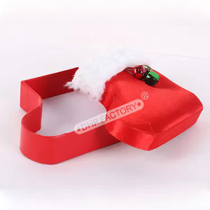 Couvercle de bonbon et boîte de papier de base en forme <span class=keywords><strong>d</strong></span>'arbre de Noë<span class=keywords><strong>l</strong></span> personnalisés Conteneur de chocolat à biscuits vide recyclable de qualité alimentaire pour emballage cadeau - Product Image 6