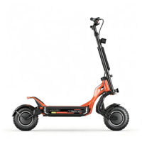 Scooter électrique HOOGA Daytona 4000W à double moteur, 72V 40Ah, 120 km/h, autonomie de 100 km, motos tout-terrain pour adultes, frein à disque hydraulique