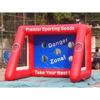 But de football gonflable pour enfants N adultes de 10 'de haut en bâche en PVC robuste de l'usine de cibles de football gonflables en Chine