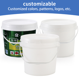 Fabricante venta <span class=keywords><strong>etiqueta</strong></span> personalizada 4 litros cubo de plástico 4L Cubo de pintura química estilo americano <span class=keywords><strong>1</strong></span> galón Cubo de pintura plástica - Product Image 2