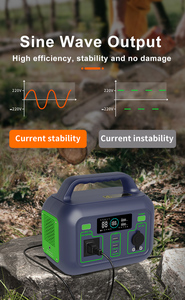 מוצרי מכירה חמים קמפינג חיצונית כניסת פאנל סולארי 300w ליתיום lifepo4 תחנת כוח ניידת - Product Image 6