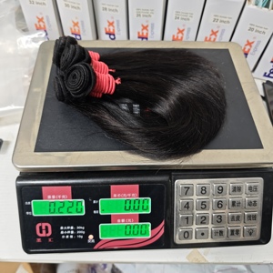 Promotion $6 Human Hair Brazilian Virgin Hair Bundles Straight 18 Inches <b>Body</b> <b>Wave</b> 100% Human Hair Weft Wholesale Factory - Product Image 6