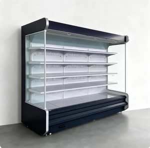 Congelador Comercial para Exhibición, Refrigerador Abierto Multideck para Supermercados con Cortina de Aire para Frutas y Verduras - Product Image 3