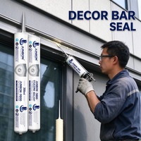 JUNBOM 9800 Mastic silicone structurel résistant aux UV pour verre isolant, emballage personnalisé, durcissement neutre, collage de verre RTV, OEM