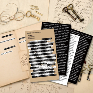 Paquete <span class=keywords><strong>de</strong></span> 8 Hojas <span class=keywords><strong>de</strong></span> Papel Adhesivo Retro para Diario, Adhesivos Decorativos Brillantes para Manualidades, Scrapbooking, Tarjetas y Planners - Product Image 2