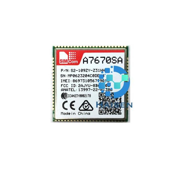 100%  Original  Simcom A7670SA-LASE  Multi-Band LTE GSM Module, A7670SA 4G LTE Cat1  Wireless Module