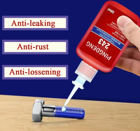 Casier de filetage haute résistance Colle d'étanchéité anaérobie à vis en métal haute viscosité 50ml 250ml