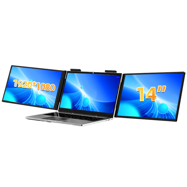 14-Inch Portable Monitor Laptop IPS Panel Full HD Type C Built-in Speaker 60Hz OEM ODM Extender Screen for Business Wholesalers
