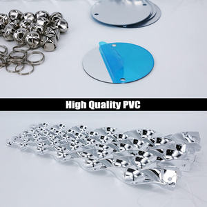 Varillas repelentes de pájaros con espejo plateado para jardinería de jardín de plástico al por mayor - Product Image 4