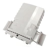 Caja Terminal de Fibra Óptica para Exteriores ODP de 32 Núcleos, Caja de Empalme FTTH, NAP, FAT, OTB, con 12 Adaptadores
