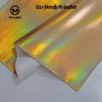 Tissu PU Métallisé Effet Phosphorescent Or Argent Brillant pour Décoration, Fond de Scène, Costume de Danse, Sac d'École, Coiffure